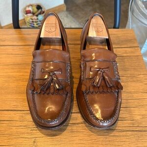 Cole Naan Brown Tassel Loafers